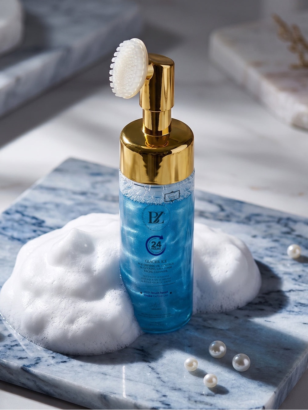 Below Zero Ice Age Defying Oil Control & Cooling Lava Foam Facial Cleanser